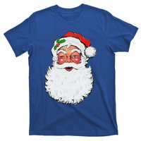 Cool Vintage Retro Christmas Santa Claus Face Funny Gift T-Shirt