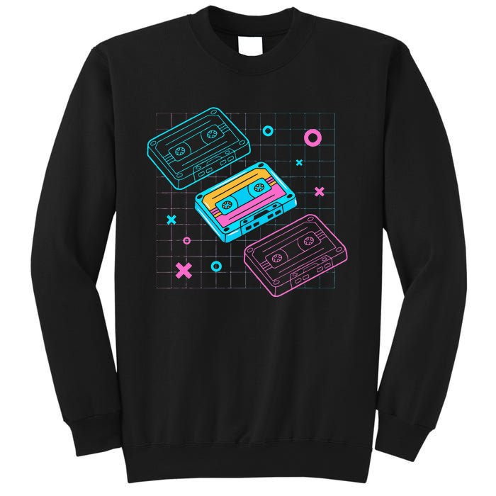 Cassettes Vaporwave Retrowave Synthwave Retro Vintage Sweatshirt