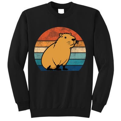 Capybara Vintage Rodent Funny Capybara Sweatshirt