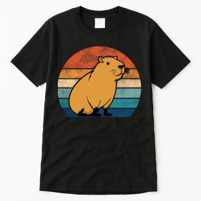 Capybara Vintage Rodent Funny Capybara Tall T-Shirt
