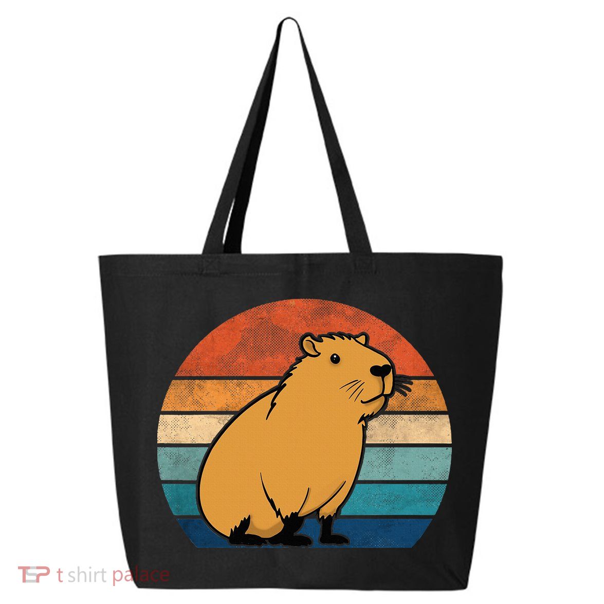 Capybara Vintage Rodent Funny Capybara 25L Jumbo Tote