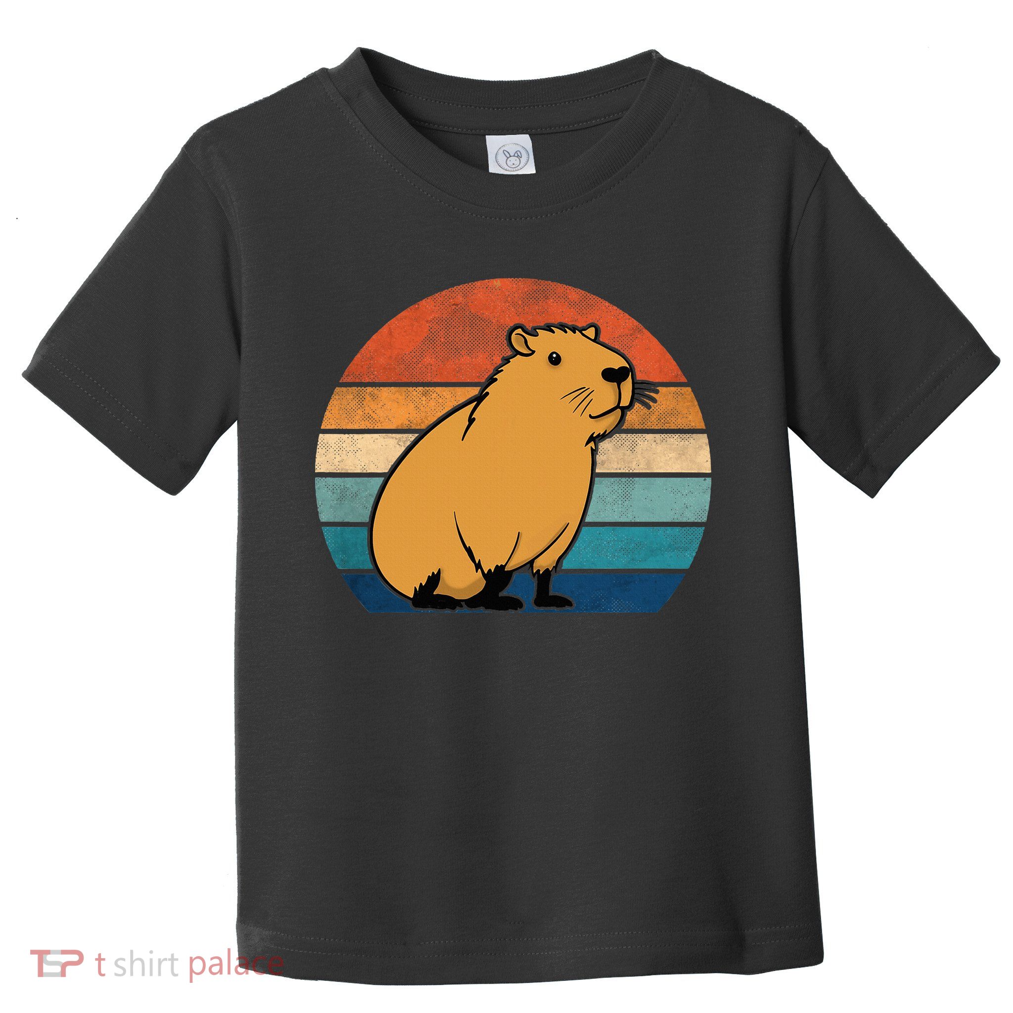 Capybara Vintage Rodent Funny Capybara Toddler T-Shirt