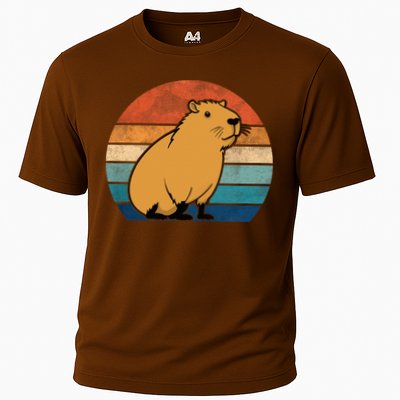 Capybara Vintage Rodent Funny Capybara Performance Shirt