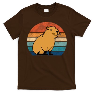 Capybara Vintage Rodent Funny Capybara T-Shirt