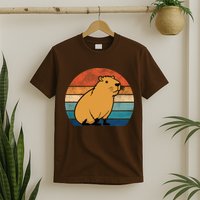 Capybara Vintage Rodent Funny Capybara T-Shirt