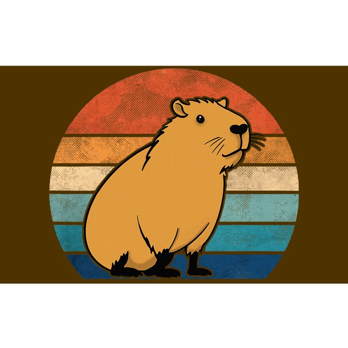 Capybara Vintage Rodent Funny Capybara Bumper Sticker