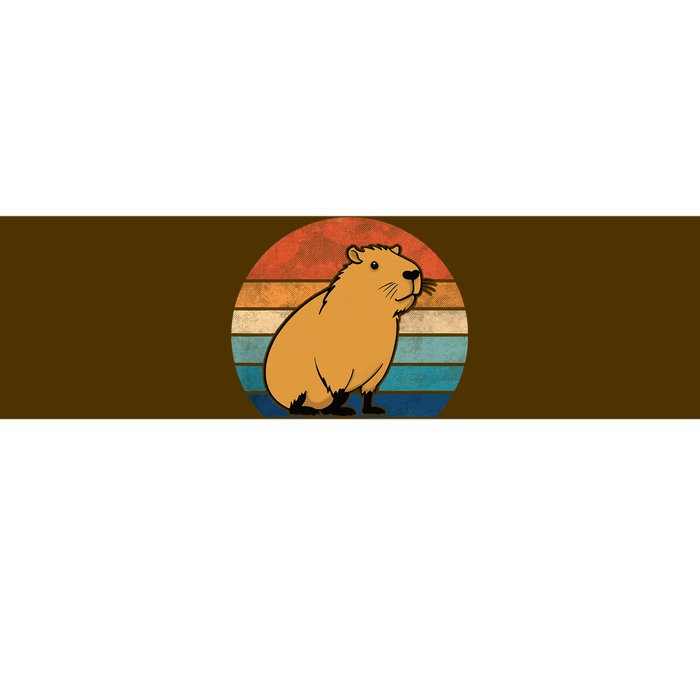 Capybara Vintage Rodent Funny Capybara Bumper Sticker