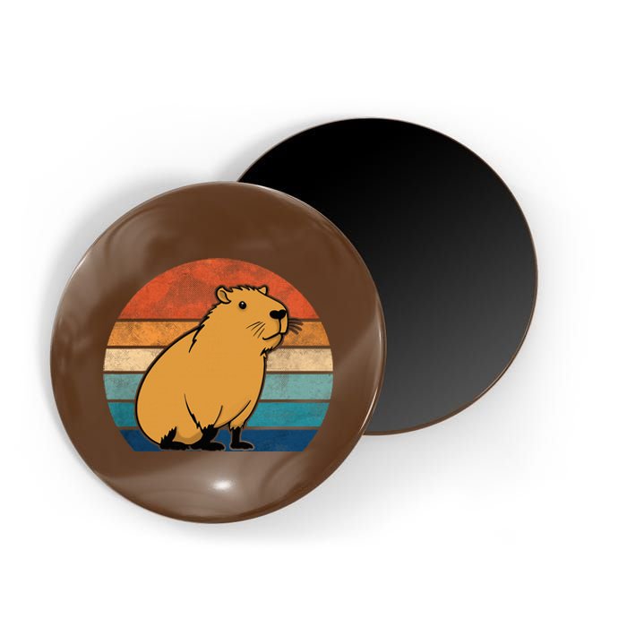 Capybara Vintage Rodent Funny Capybara Magnet