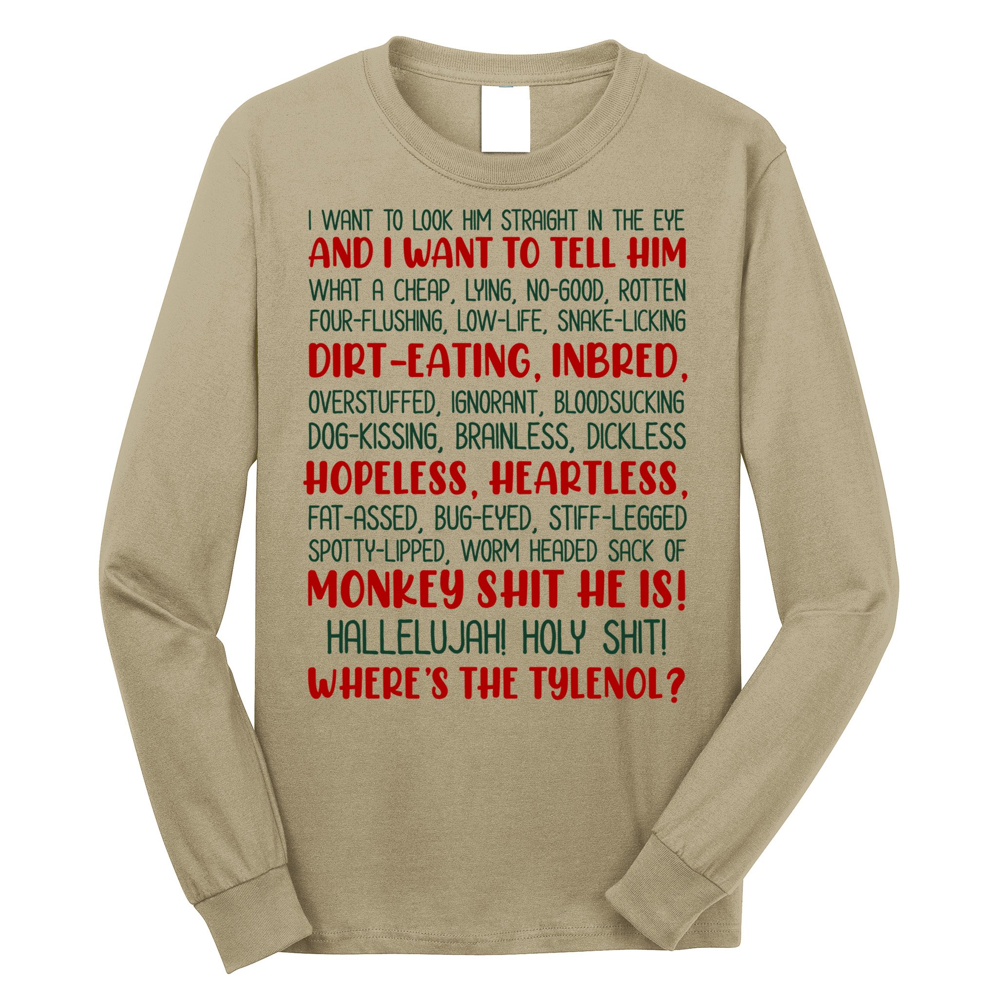 Christmas Vacation Rant Classic Long Sleeve Shirt