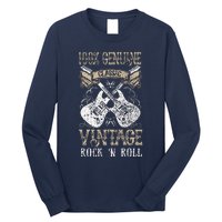 Classic Vintage Rock N Roll Music Guitars Gift Long Sleeve Shirt