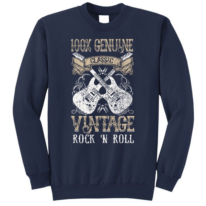 Classic Vintage Rock N Roll Music Guitars Gift Sweatshirt