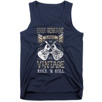 Classic Vintage Rock N Roll Music Guitars Gift Tank Top