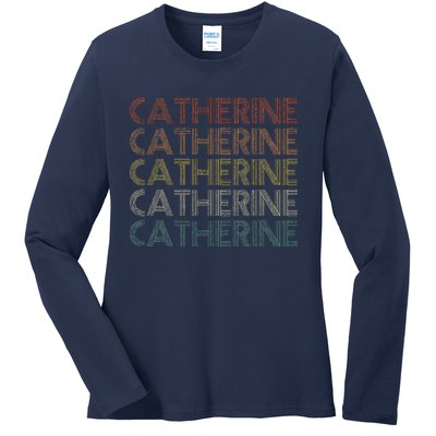 Catherine Vintage Retro Ladies Long Sleeve Shirt