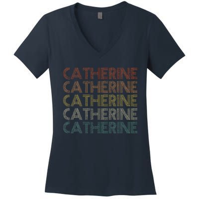 Catherine Vintage Retro Women's V-Neck T-Shirt