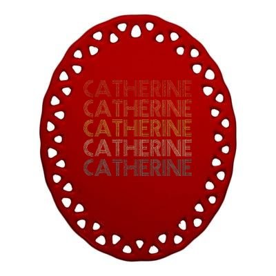 Catherine Vintage Retro Ceramic Oval Ornament