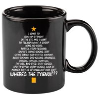 Christmas Vacation Rant  Christmas Tree 11oz C Handle Ceramic Mug