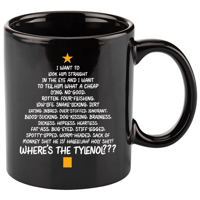 Christmas Vacation Rant  Christmas Tree 11oz C Handle Ceramic Mug