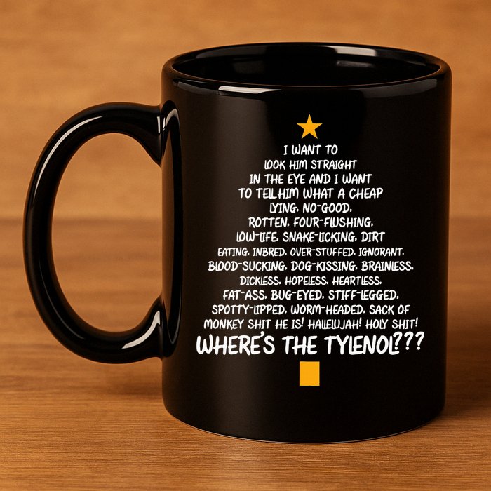Christmas Vacation Rant  Christmas Tree 11oz C Handle Ceramic Mug
