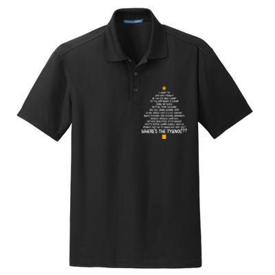 Christmas Vacation Rant  Christmas Tree Dry Zone Grid Polo