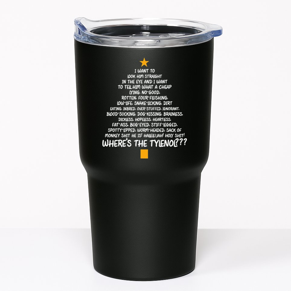 Christmas Vacation Rant  Christmas Tree Tumbler