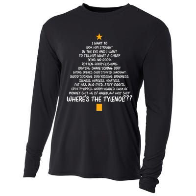 Christmas Vacation Rant  Christmas Tree Cooling Performance Long Sleeve Crew