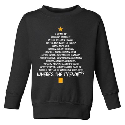 Christmas Vacation Rant  Christmas Tree Toddler Sweatshirt