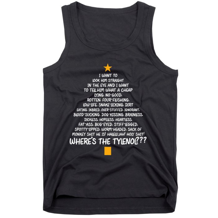 Christmas Vacation Rant  Christmas Tree Tank Top