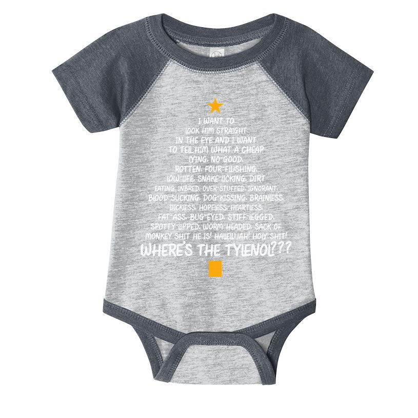 Christmas Vacation Rant  Christmas Tree Infant Baby Jersey Bodysuit