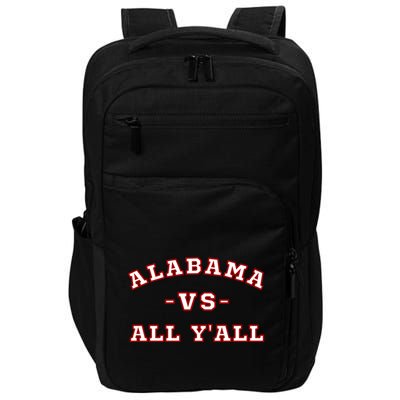 Classic Vintage Retro Alabama Vs All Yall Cool Gift Impact Tech Backpack