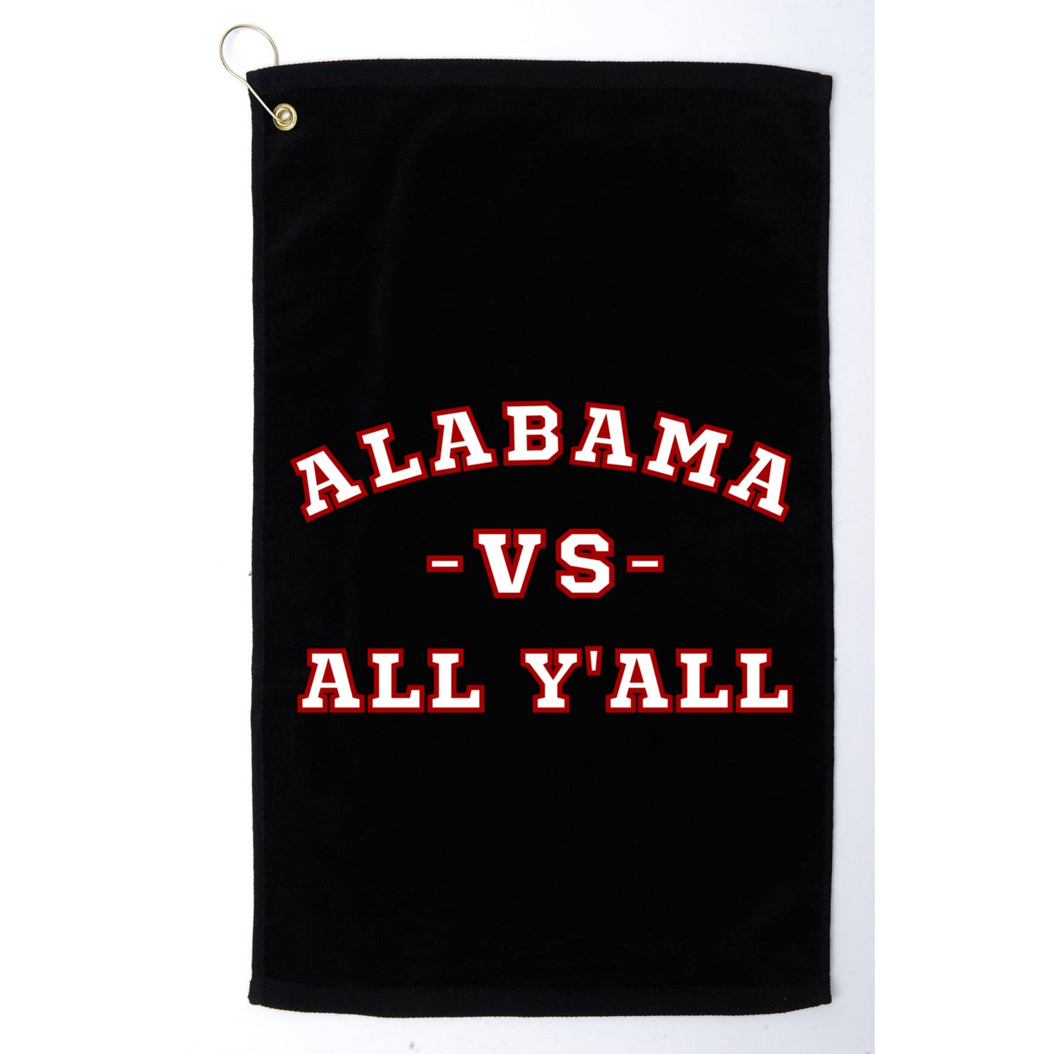 Classic Vintage Retro Alabama Vs All Yall Cool Gift Golf Towel