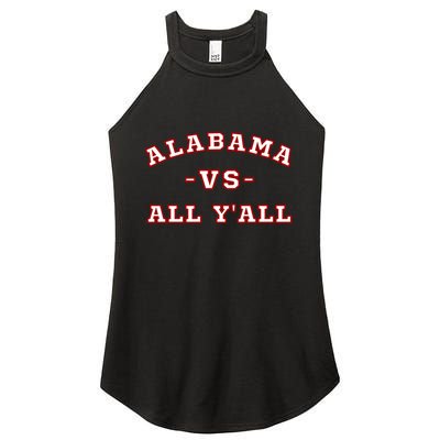 Classic Vintage Retro Alabama Vs All Yall Cool Gift Women's Perfect Tri Rocker Tank