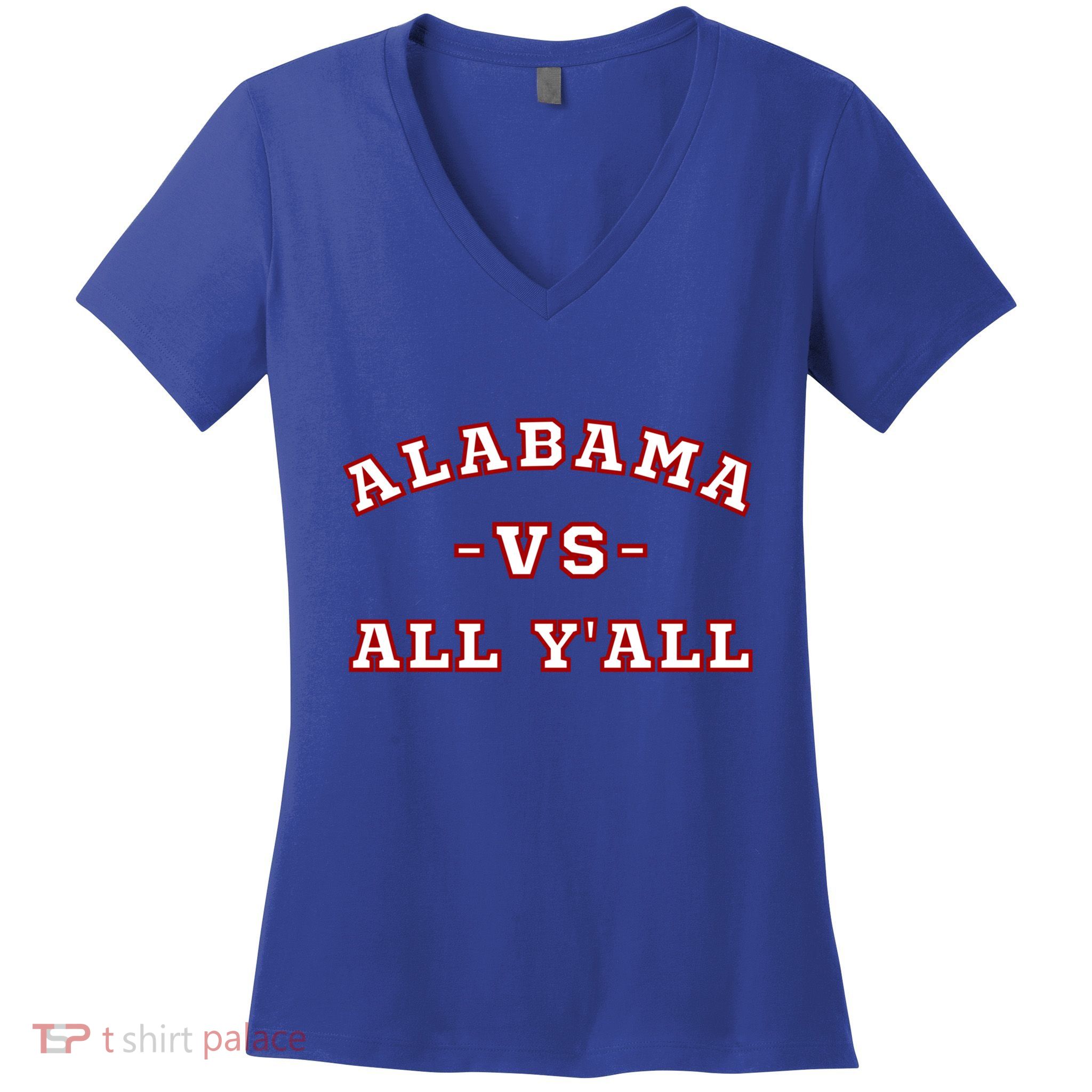 Classic Vintage Retro Alabama Vs All Yall Cool Gift Women's V-Neck T-Shirt