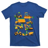 Construction Vehicle St Patricks Day Shamrock Funny Truck Gift T-Shirt