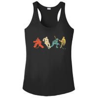 Classic Vintage Style Ice Hockey Ladies PosiCharge Competitor Racerback Tank