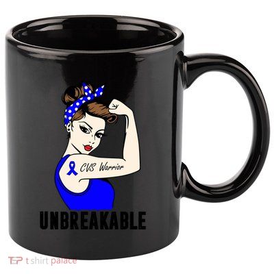 Cyclic Vomiting Syndrome Warrior Unbreakable Strong Cute Gift 11oz C Handle Ceramic Mug