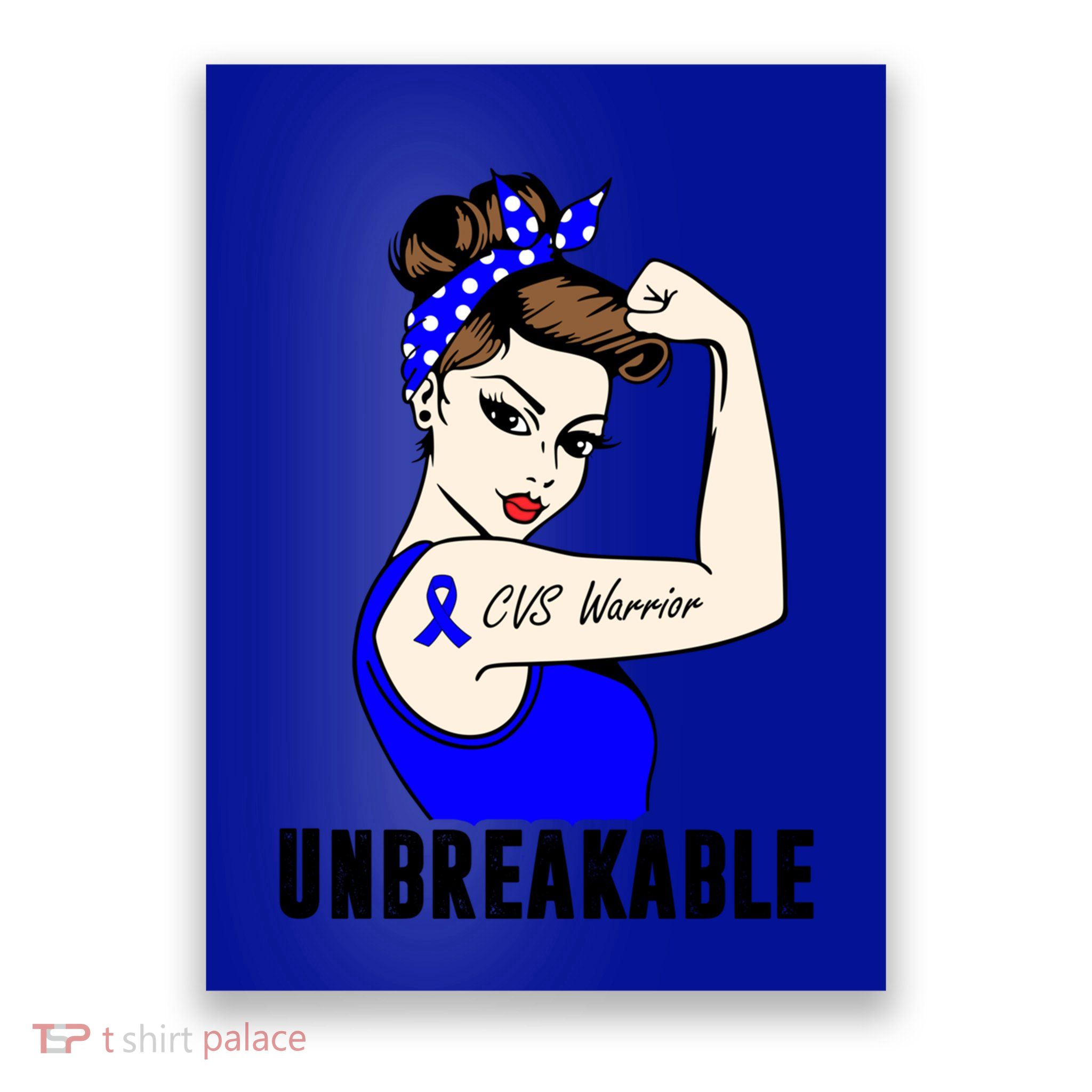 Cyclic Vomiting Syndrome Warrior Unbreakable Strong Cute Gift Poster