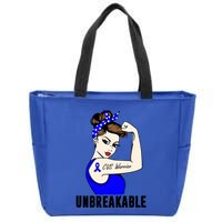 Cyclic Vomiting Syndrome Warrior Unbreakable Strong Cute Gift Zip Tote Bag