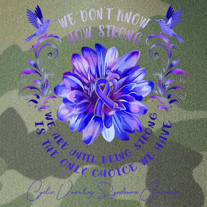 Cyclic Vomiting Syndrome Awareness Flower We DonT Know How Legacy Tie Dye Trucker Hat