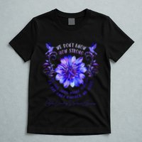 Cyclic Vomiting Syndrome Awareness Flower We DonT Know How T-Shirt