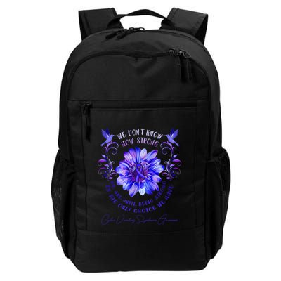 Cyclic Vomiting Syndrome Awareness Flower We DonT Know How Backpack