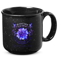 Cyclic Vomiting Syndrome Awareness Flower We DonT Know How 15oz Campfire Ceramic Mug