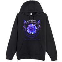Cyclic Vomiting Syndrome Awareness Flower We DonT Know How Premium Pullover Hoodie