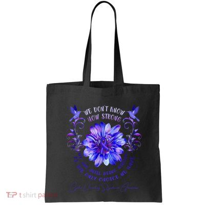 Cyclic Vomiting Syndrome Awareness Flower We DonT Know How Bag