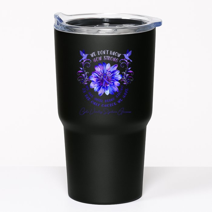 Cyclic Vomiting Syndrome Awareness Flower We DonT Know How Tumbler