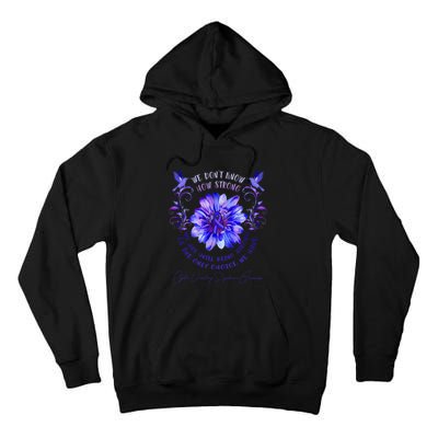 Cyclic Vomiting Syndrome Awareness Flower We DonT Know How Tall Hoodie