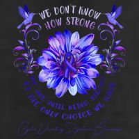 Cyclic Vomiting Syndrome Awareness Flower We DonT Know How Golf Towel