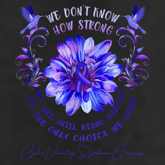 Cyclic Vomiting Syndrome Awareness Flower We DonT Know How Golf Towel