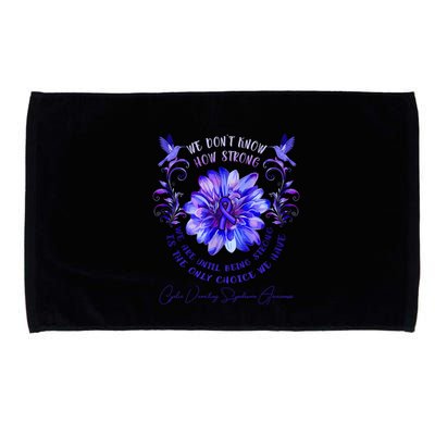 Cyclic Vomiting Syndrome Awareness Flower We DonT Know How Microfiber Hand Towel