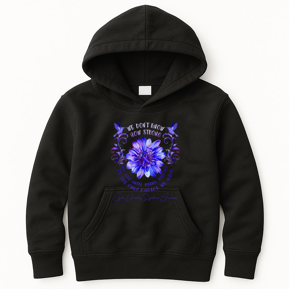 Cyclic Vomiting Syndrome Awareness Flower We DonT Know How Kids Hoodie