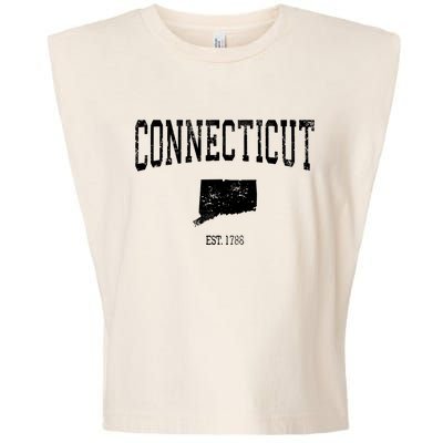 Connecticut Vintage Sports Design Ct Garment-Dyed Women's Muscle Tee